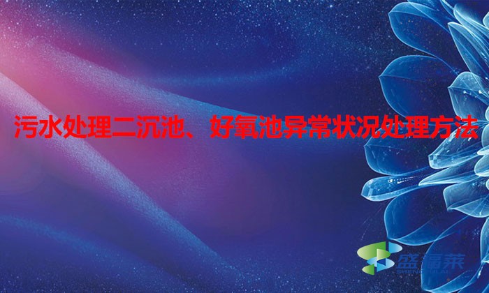 污水處理二沉池、好氧池異常狀況處理方法