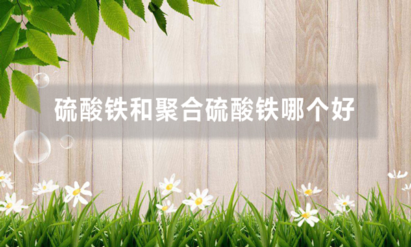 硫酸鐵和聚合硫酸鐵哪個(gè)好（硫酸鐵與聚合硫酸鐵的優(yōu)勢(shì)）