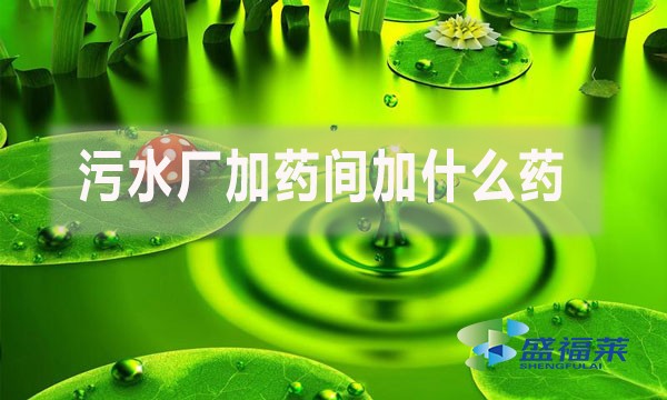 污水廠加藥間加什么藥？