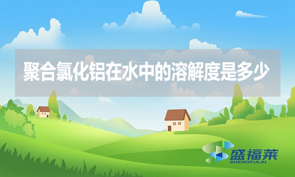 聚合氯化鋁在水中的溶解度是多少？