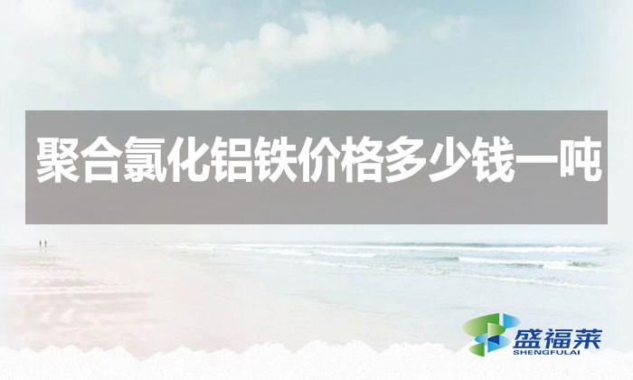 聚合氯化鋁鐵價格多少錢一噸？